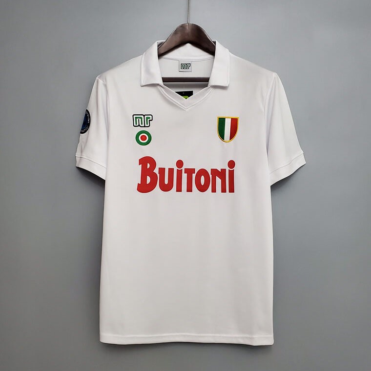 Authentic Camiseta Napoli 2ª Retro 1987 1988